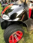 custom golf cart accessories for a color coordinated look