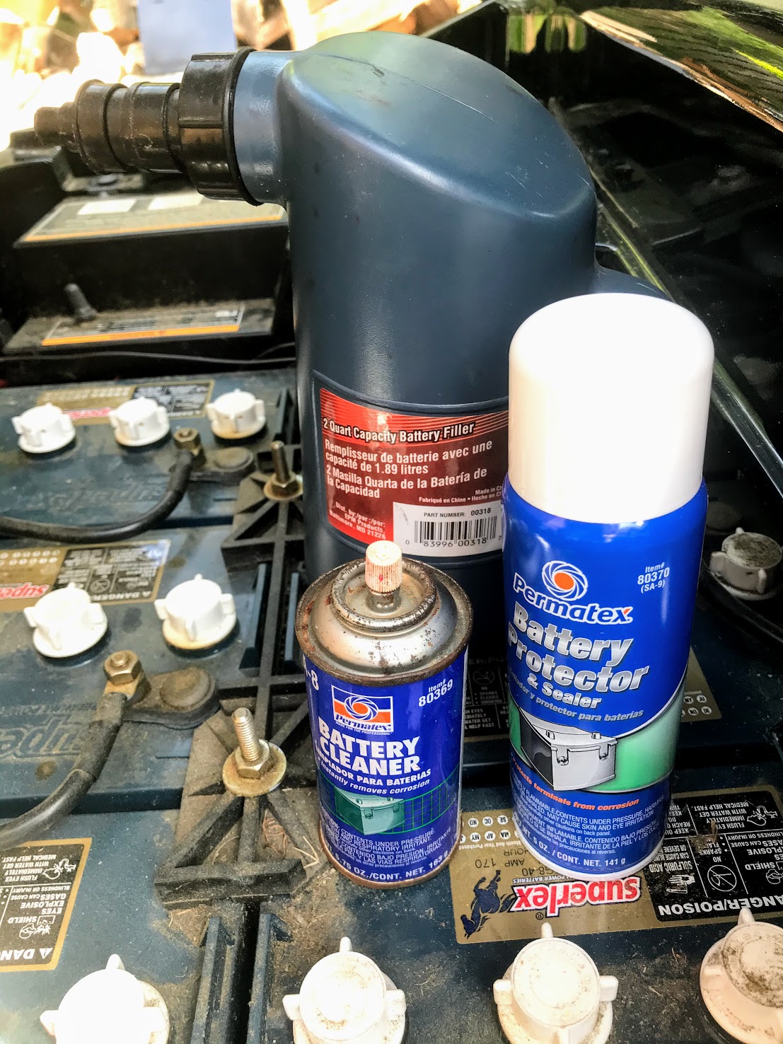 golf cart battery maintenance products