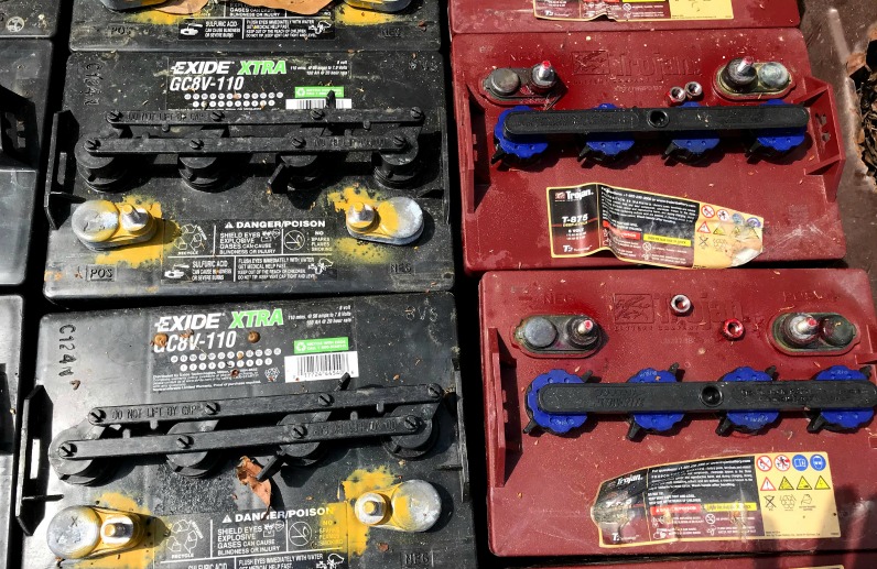 exide and trojan golf cart batteries
