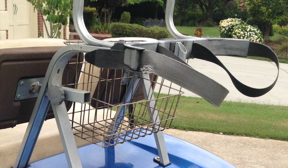 Golf Bag Rack Golf Cart Golf Bag Holder for 2 or 4 Seat Golf Cart