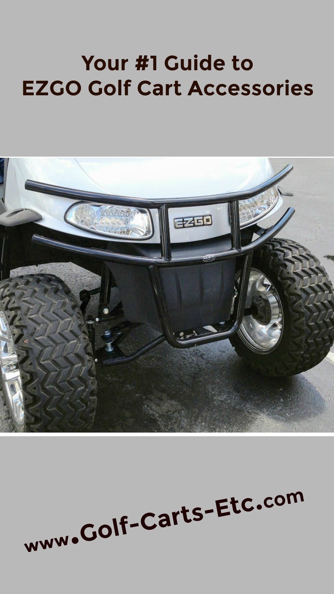 EZGO Golf Cart Accessories for Style, Comfort, & Customizing