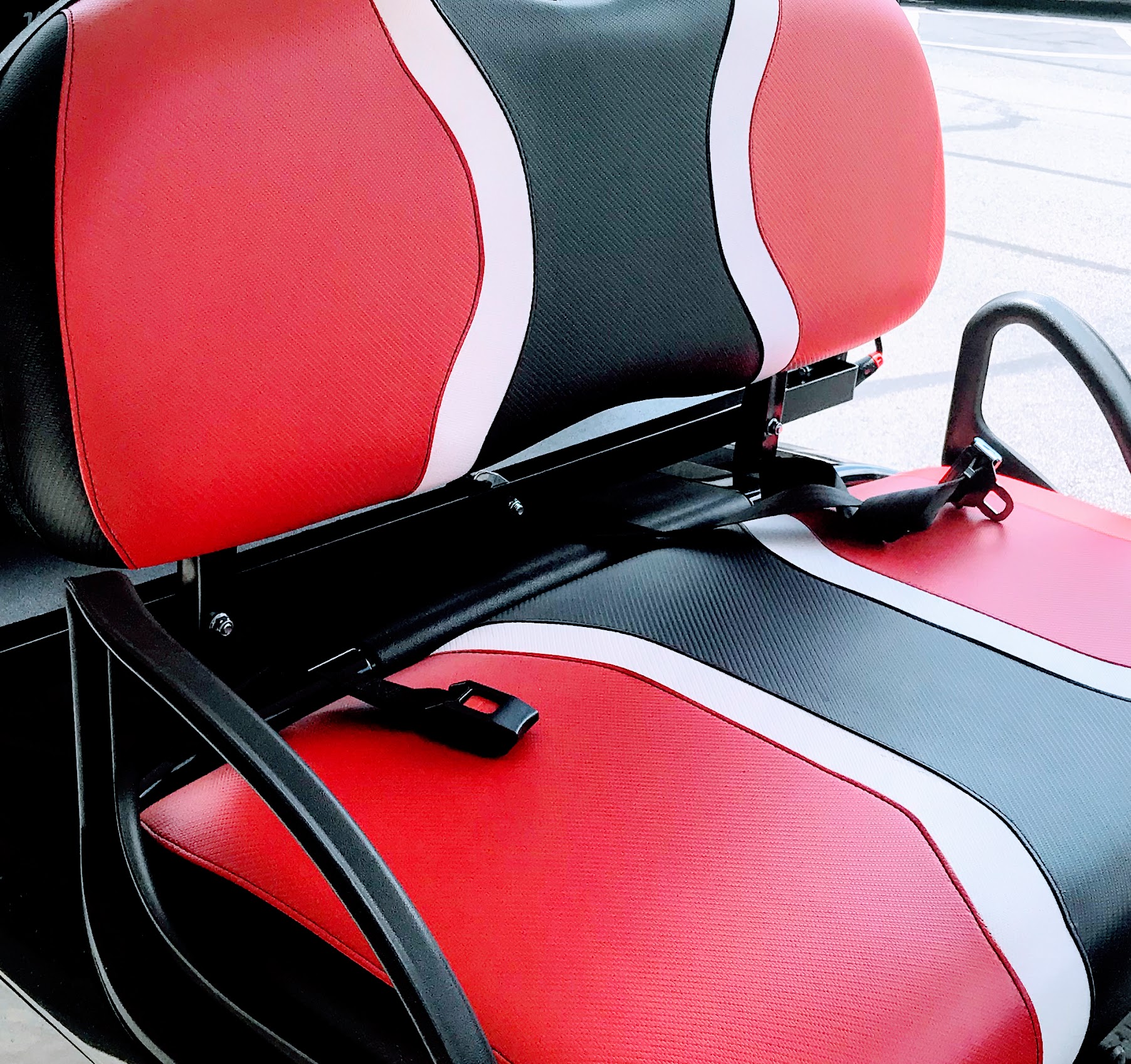 Golf Cart Seat Belts Keep Front and Rear Passengers Safe