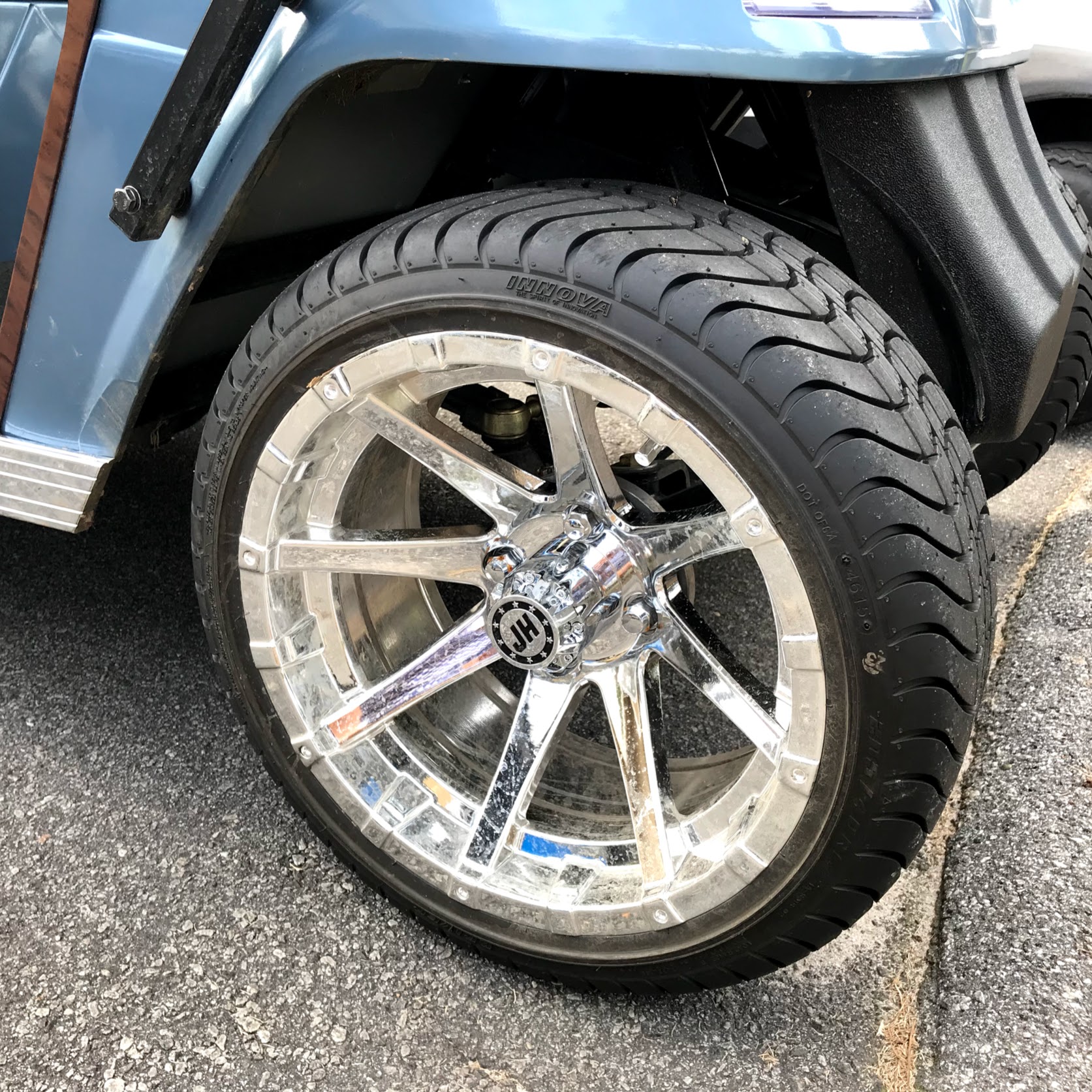 custom golf cart wheels