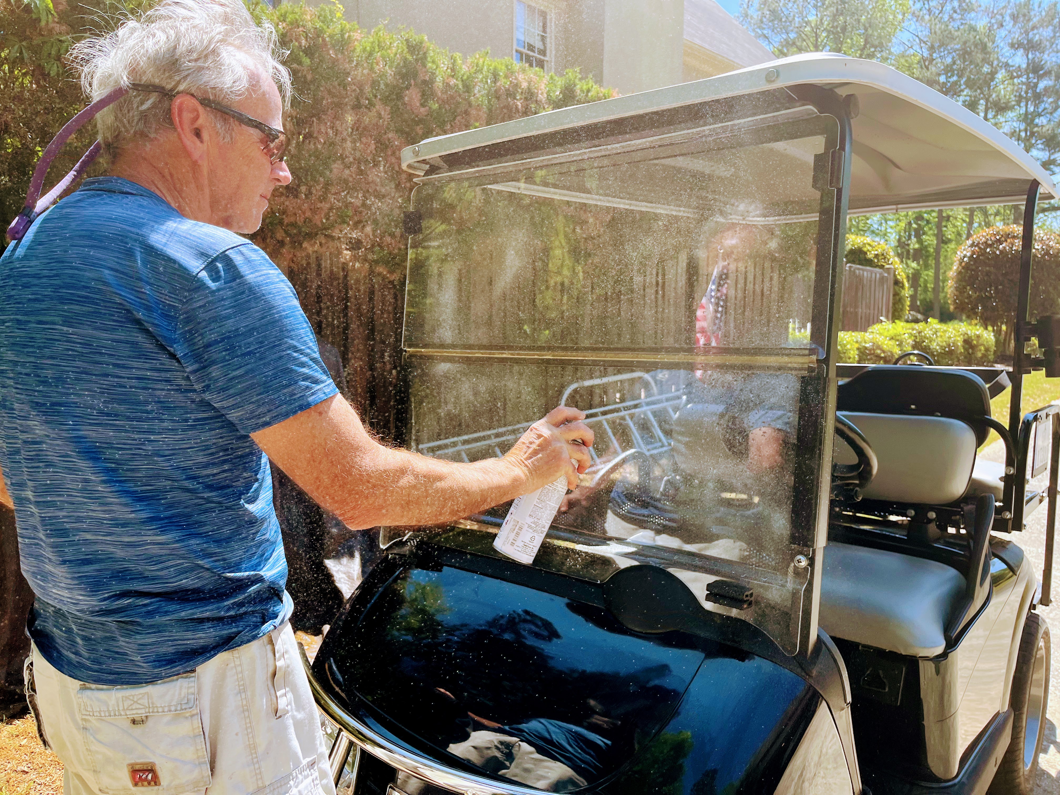 golf cart windshield polish