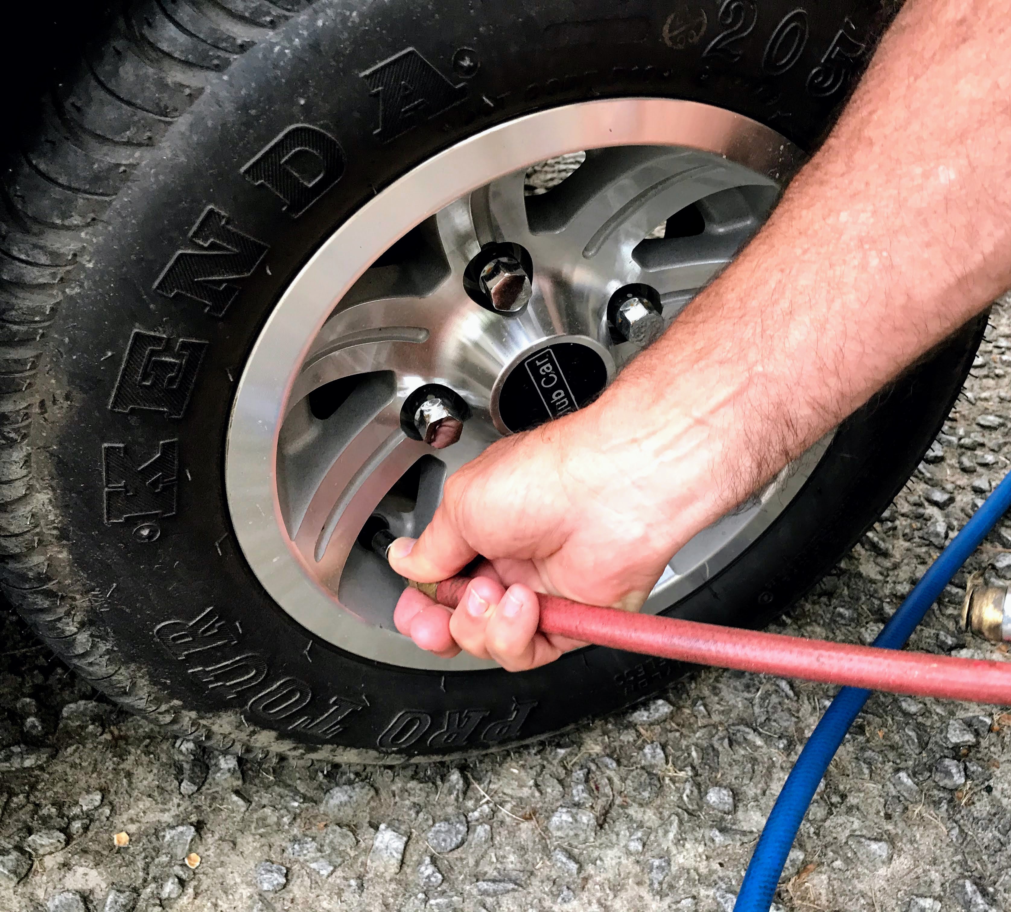air pressure golf cart tires