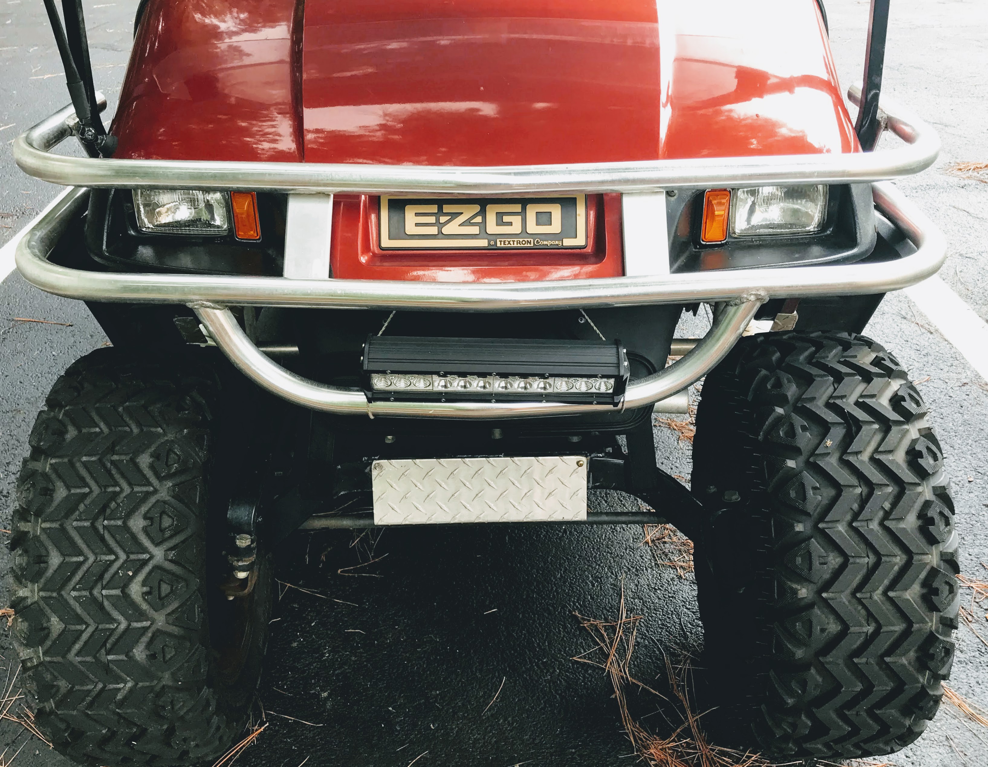 EZGO golf cart brush guard