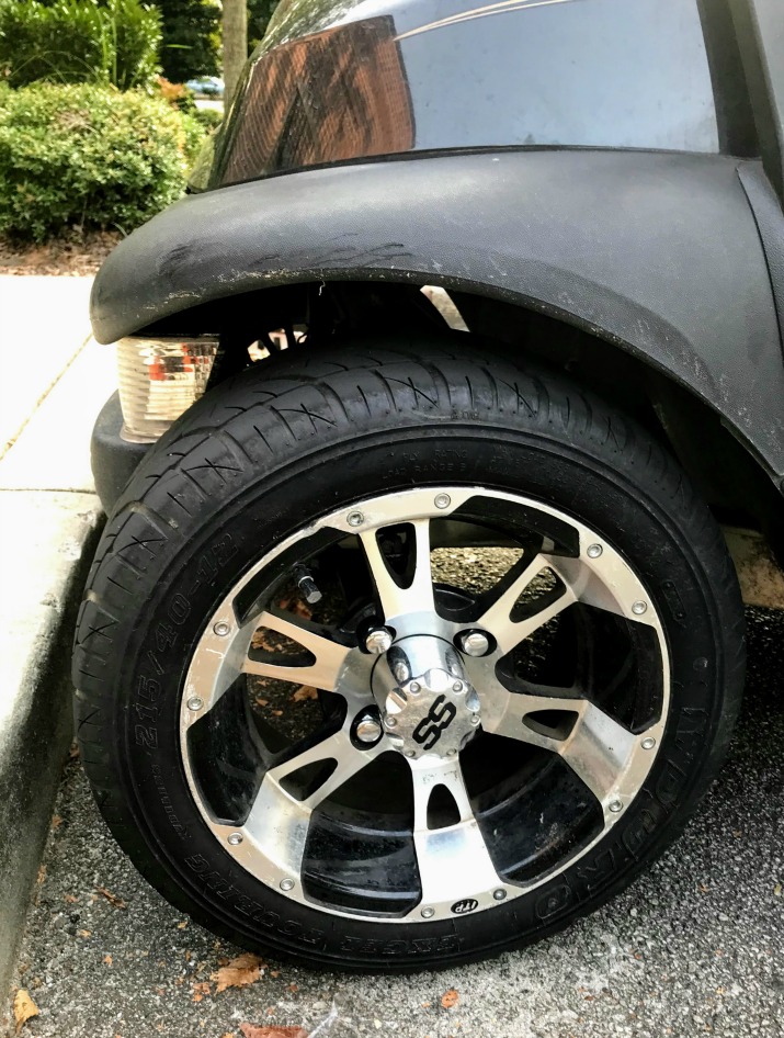 golf cart wheel tire combo