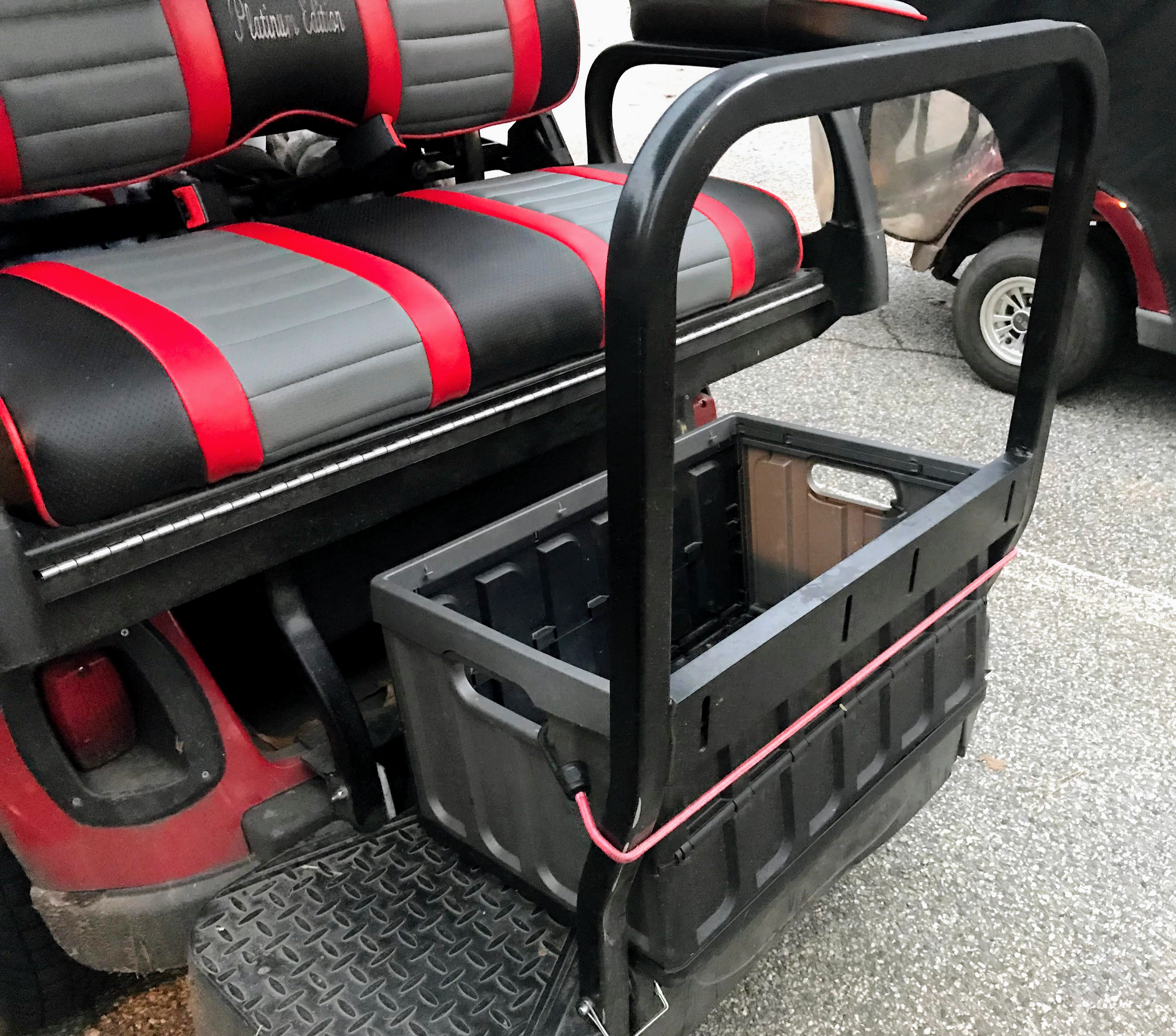 DIY golf cart cargo box