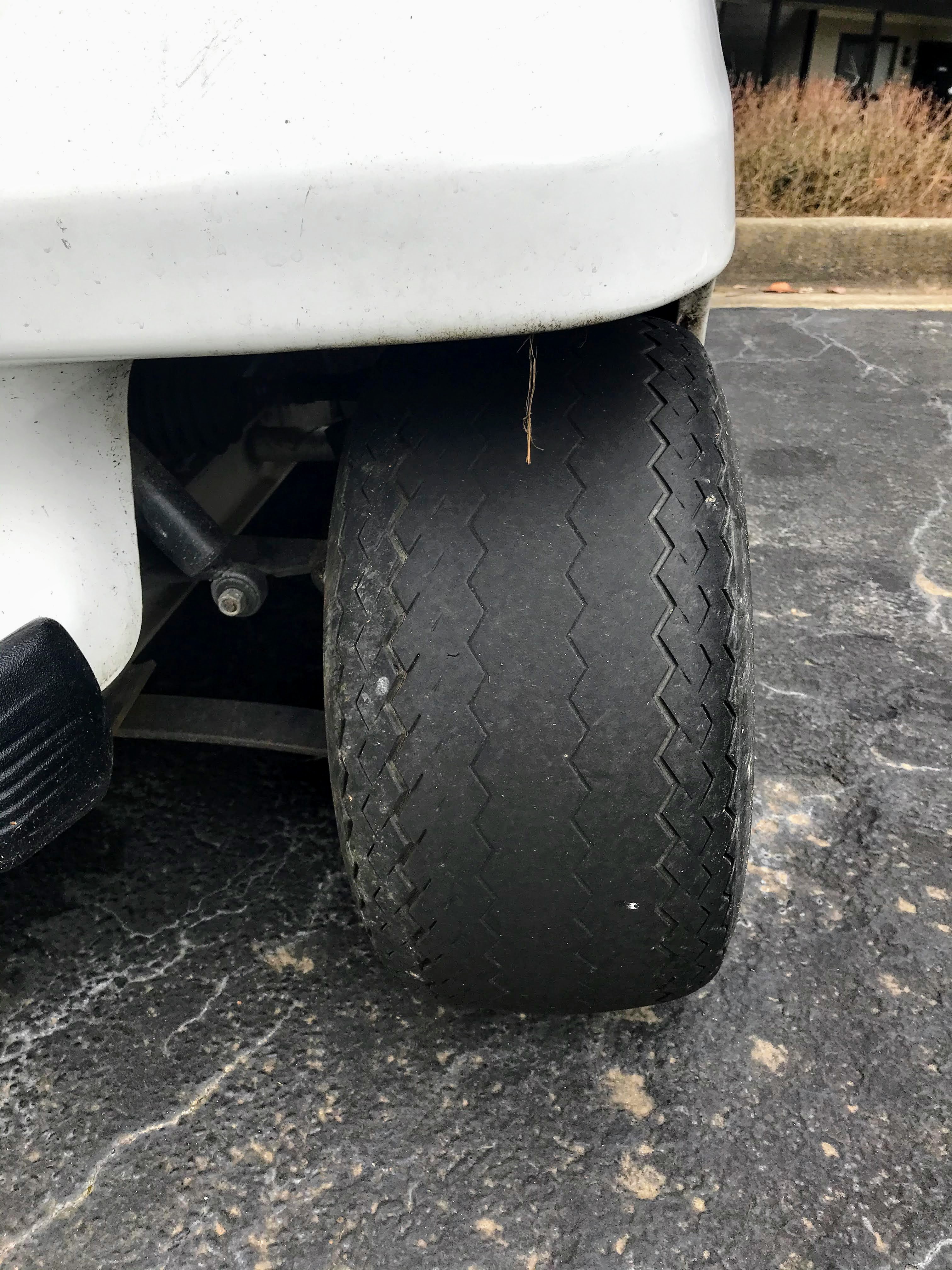 signs of golf cart tire wear