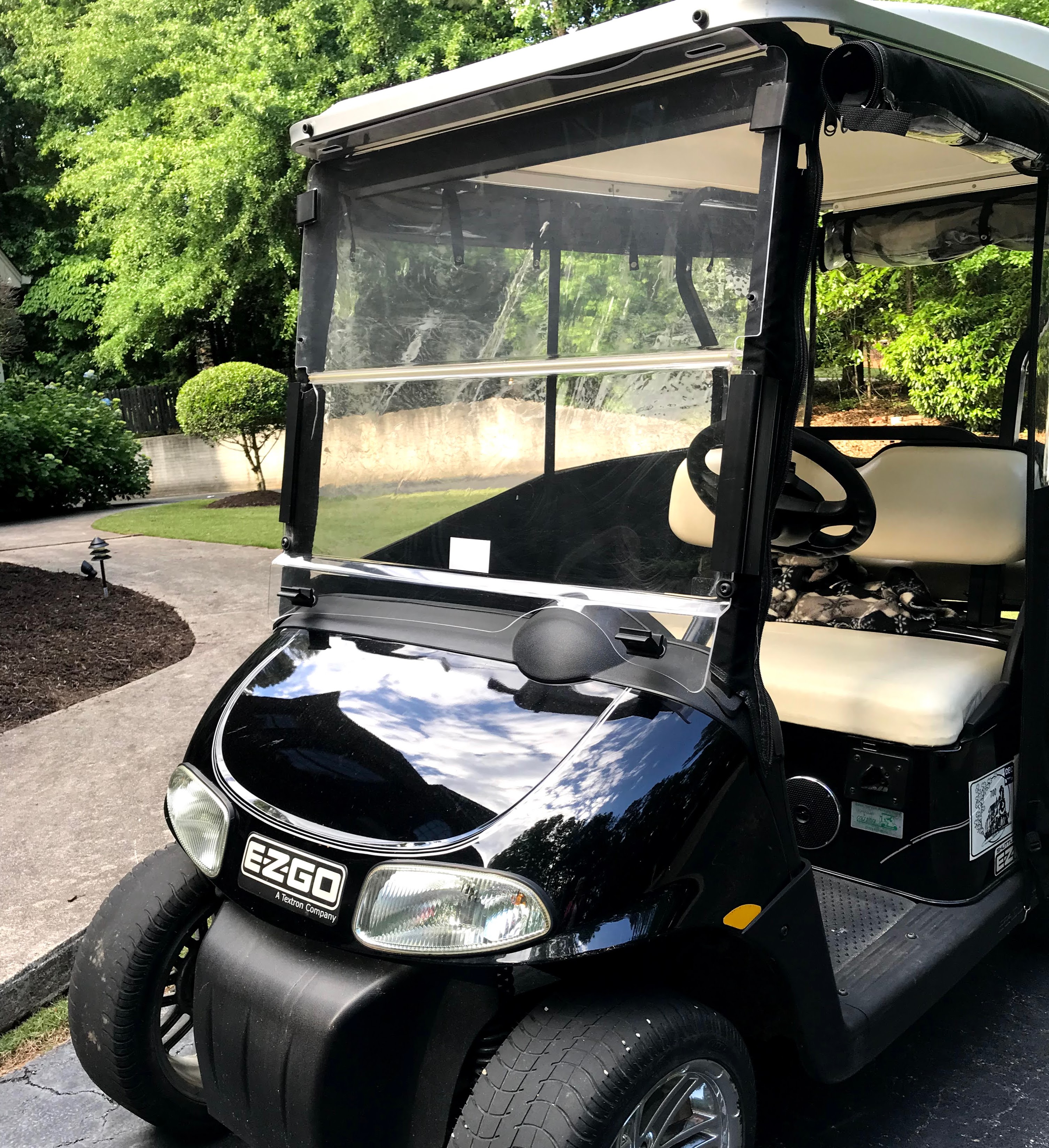 EZGO golf cart windshield