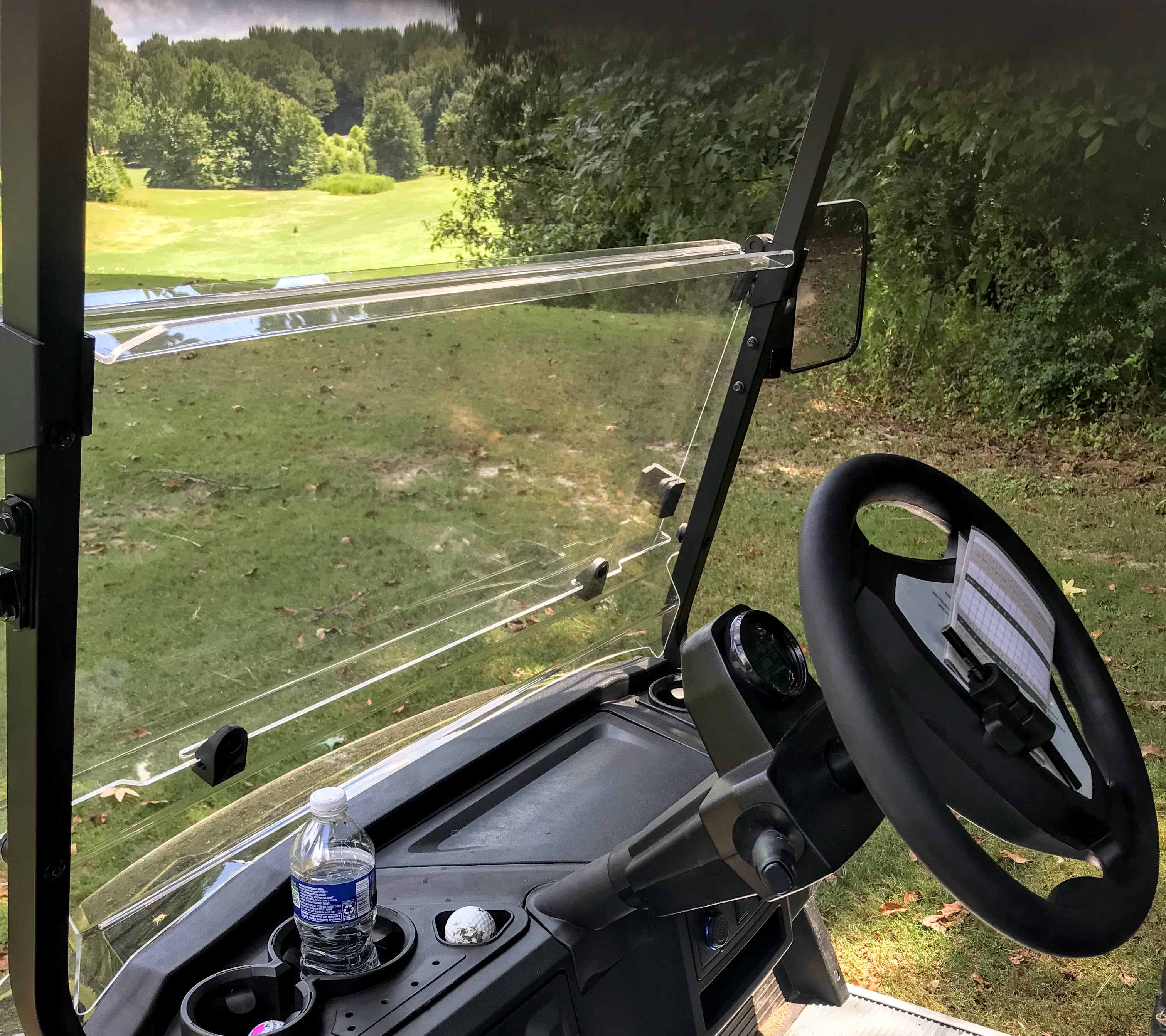 golf cart fold down windshield