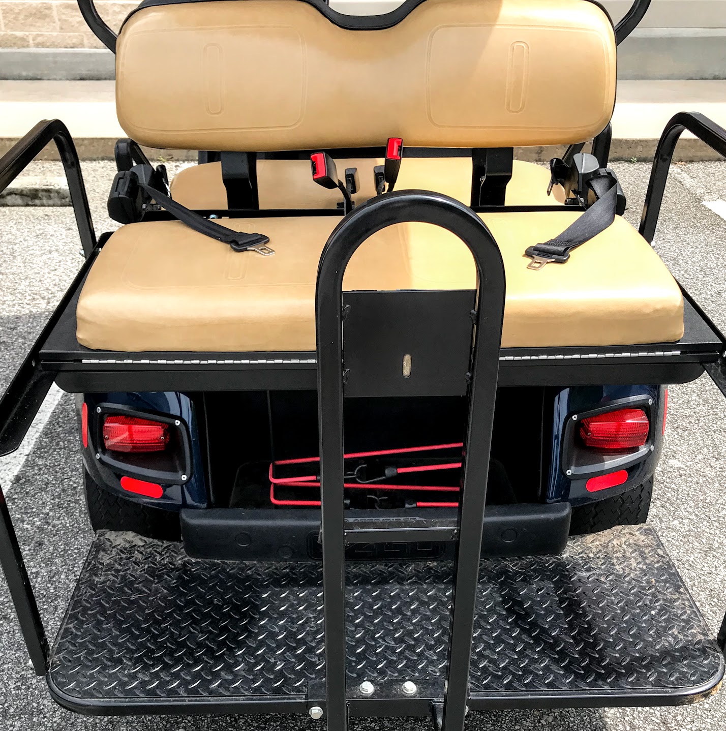 Golf Cart Seat Belts Keep Front and Rear Passengers Safe