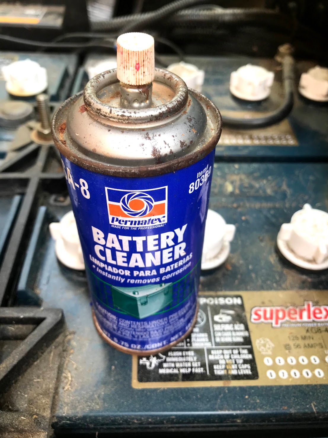 cleaner for golf cart battery cables