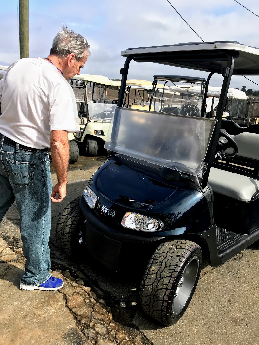 used electric golf carts
