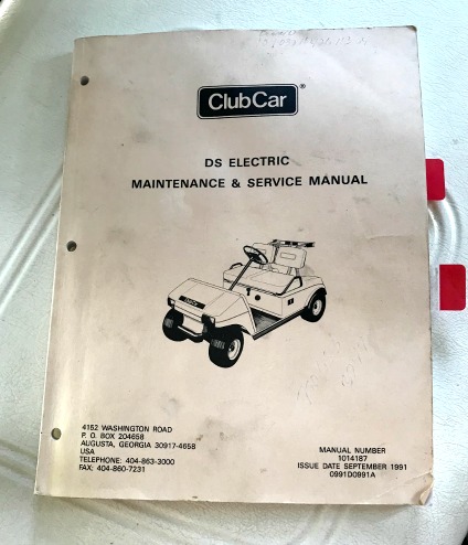 golf cart repair manuals