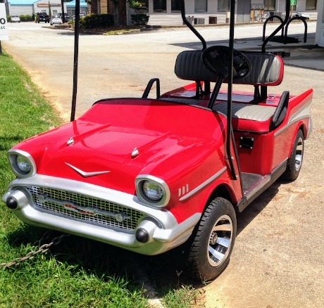 custom electric golf carts