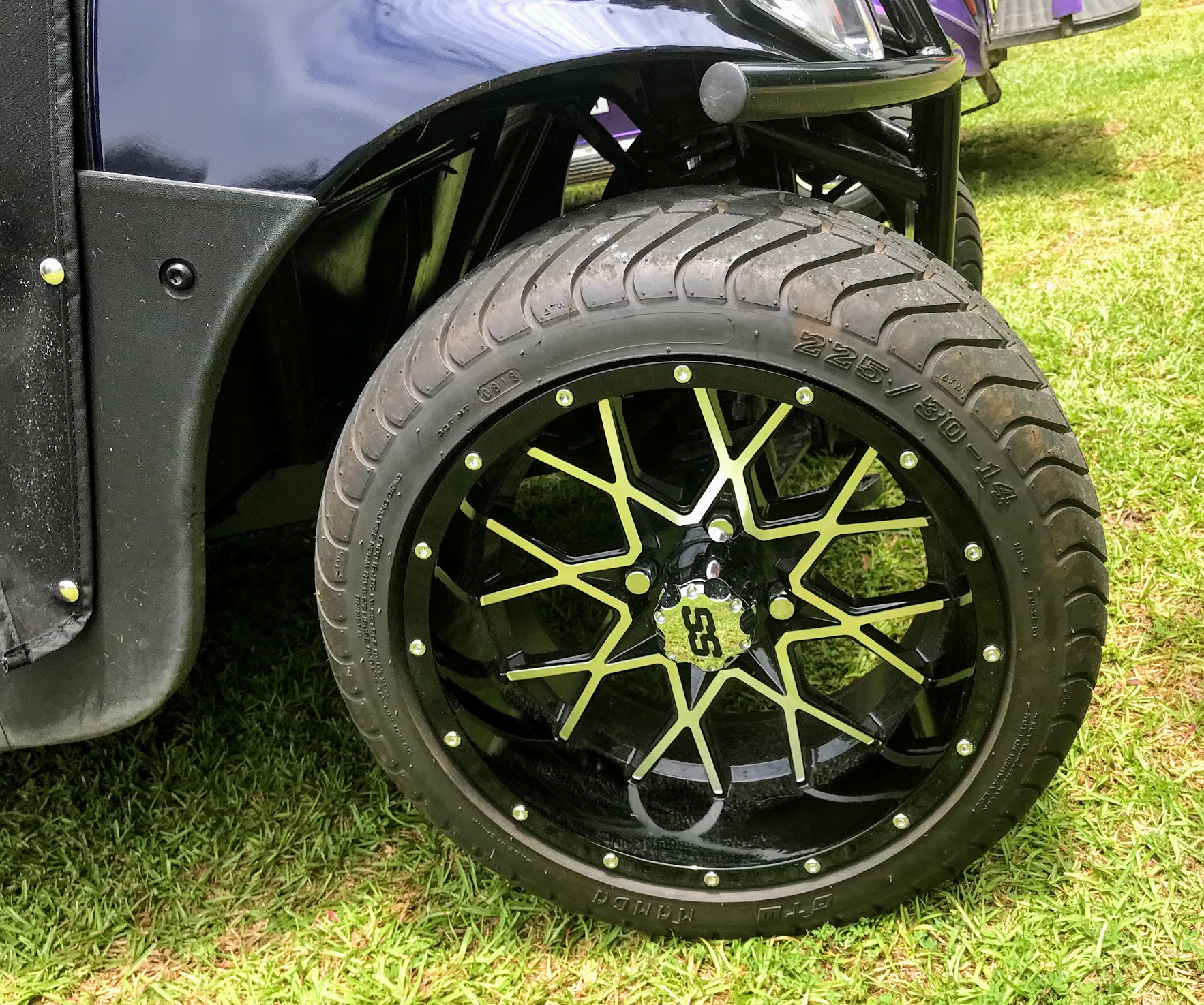 custom golf cart wheels