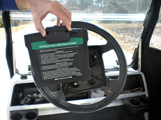 golf cart steering wheel