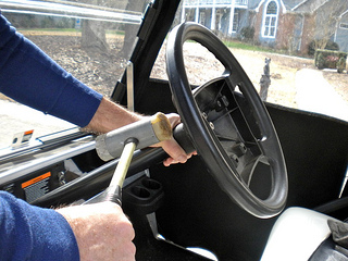 golf cart steering wheel