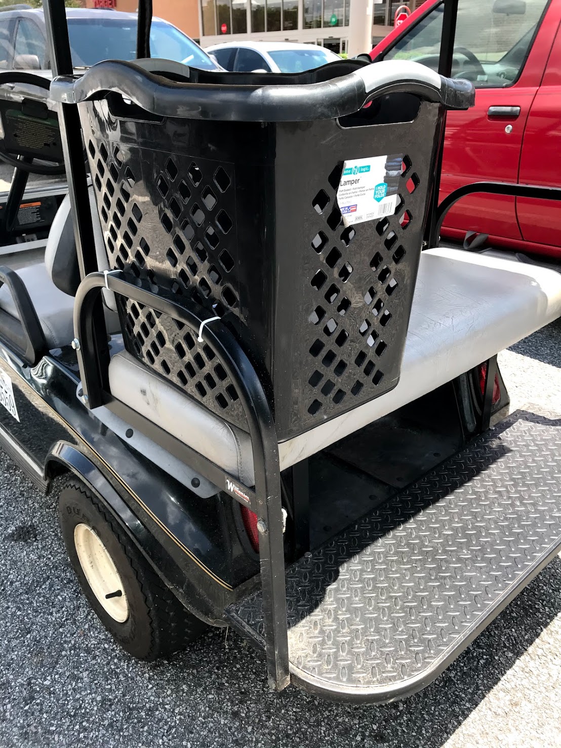 Golf cart rear cargo basket online