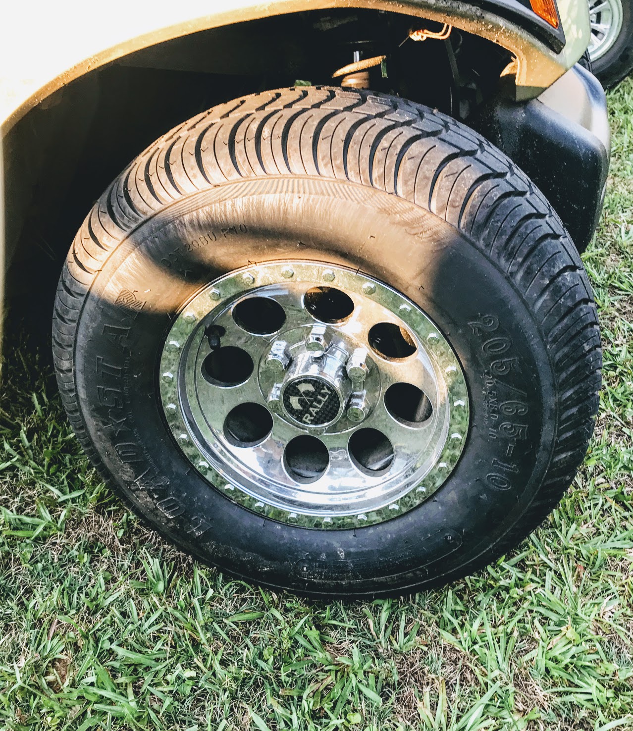 Golf Cart Wheel Covers A Customized Golf Cart Without The Expense