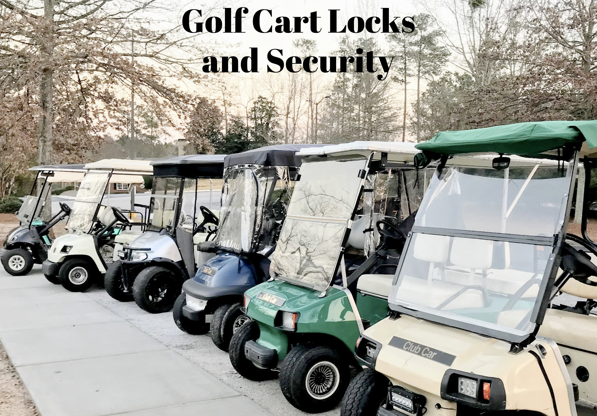 golf cart locks and security