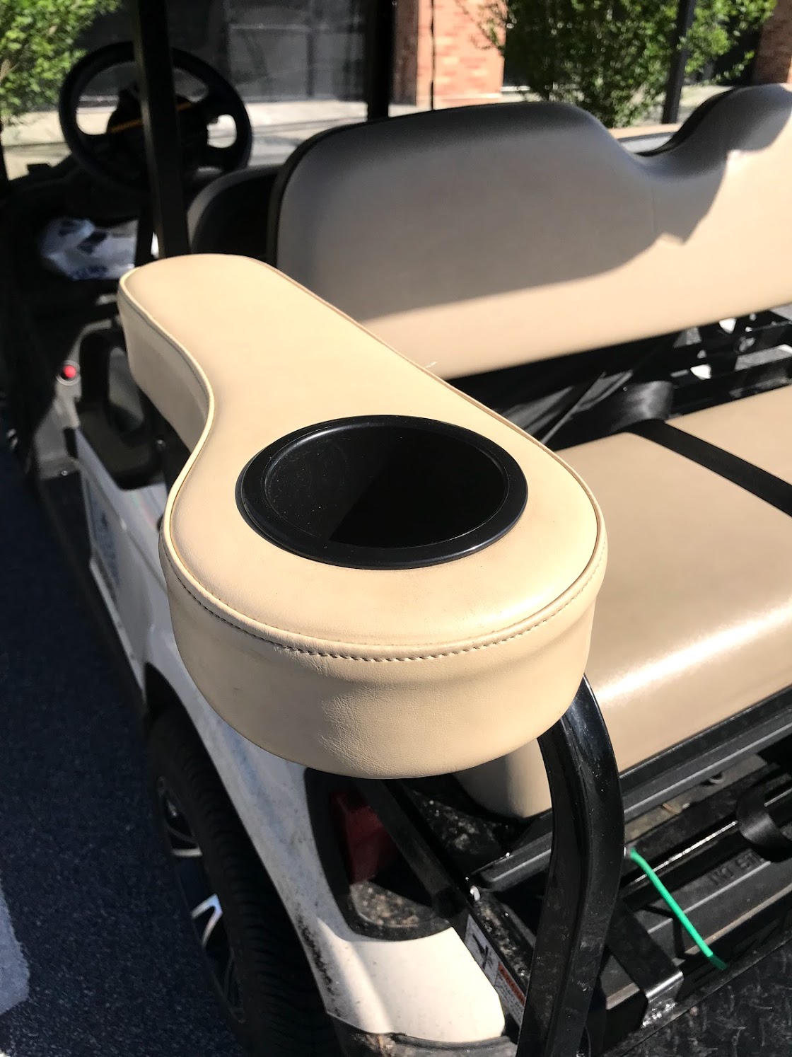 golf cart armrest