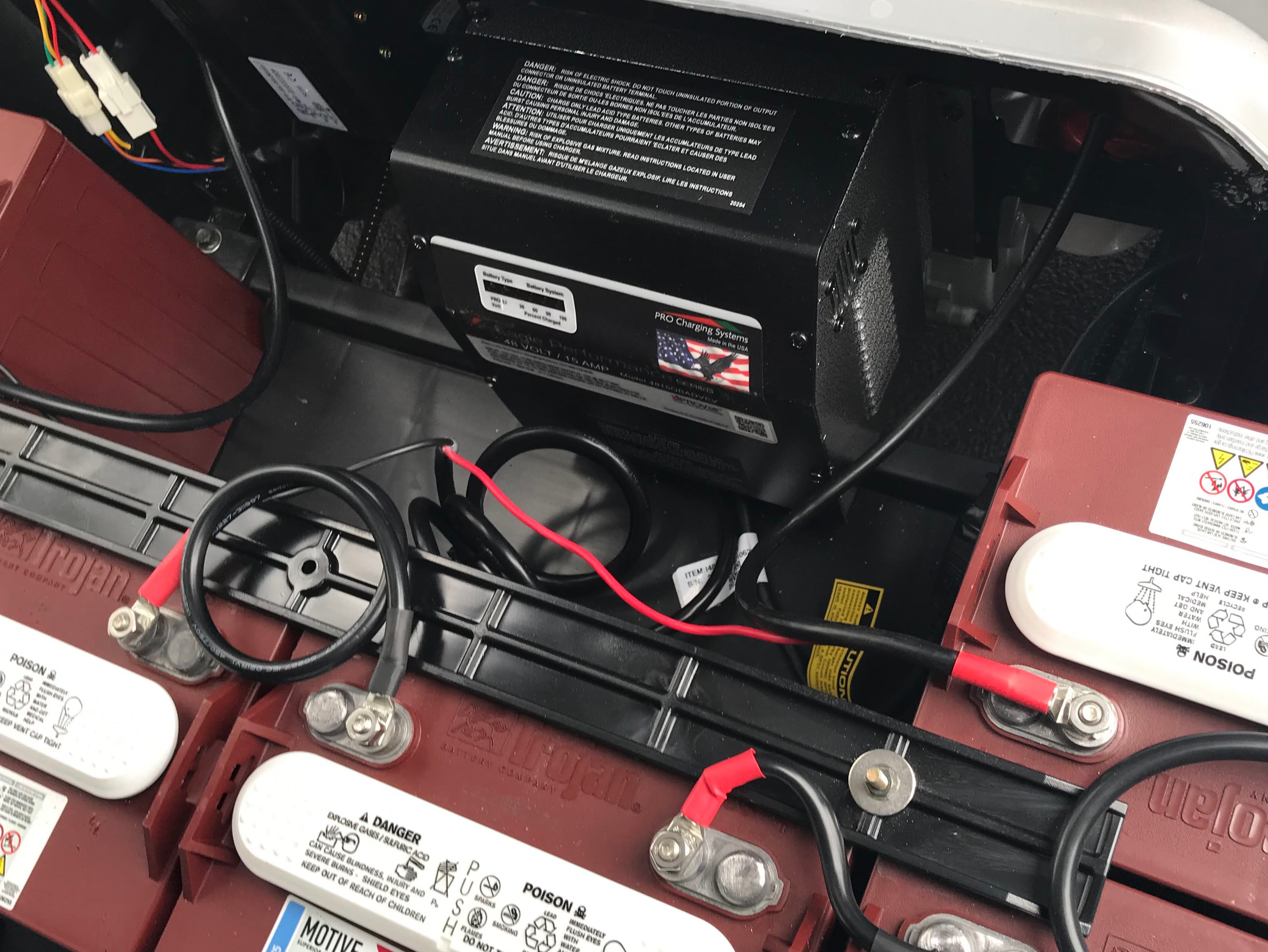 on board golf cart battery charger