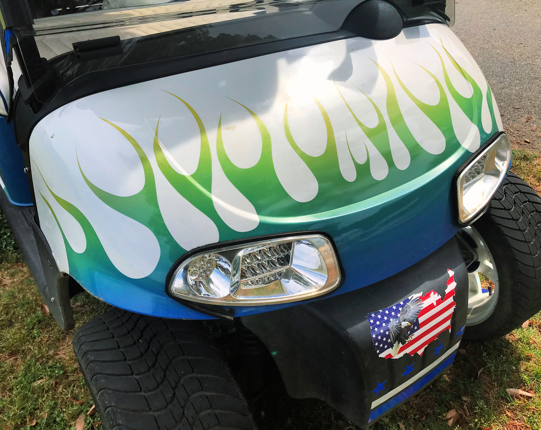 golf cart paint ideas for EZ GO golf carts