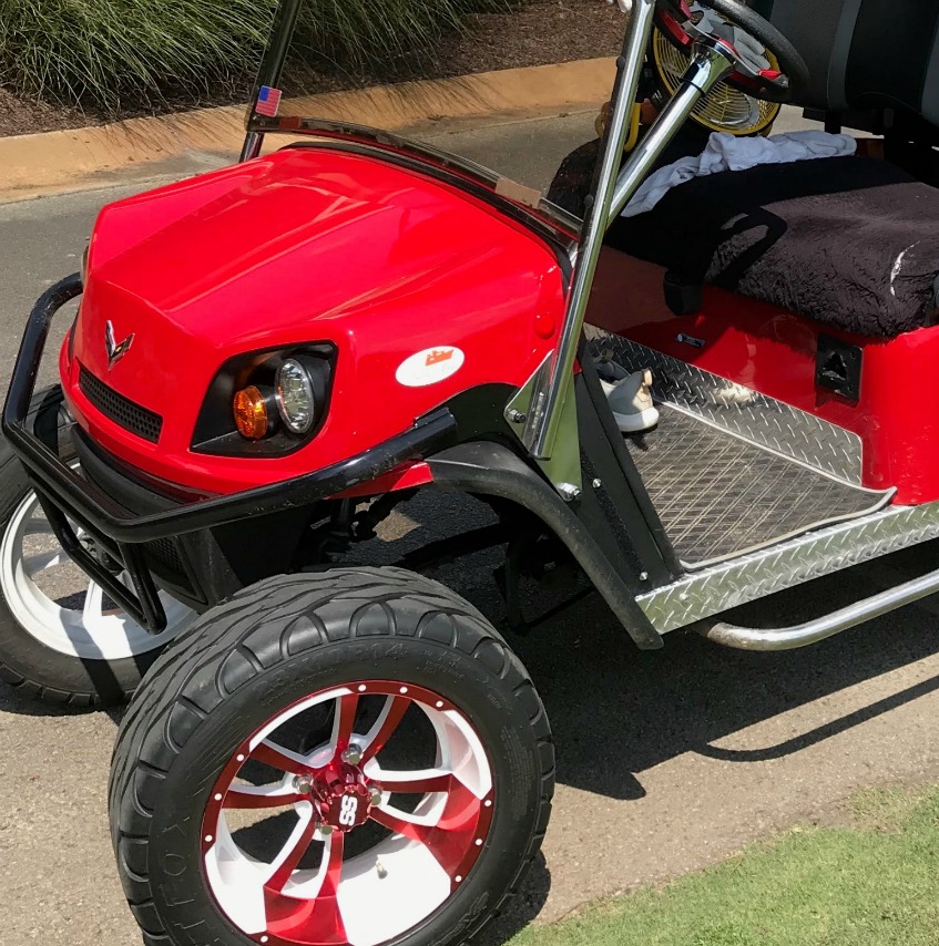 golf cart diamond plate