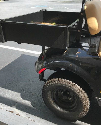 metal golf cart cargo box