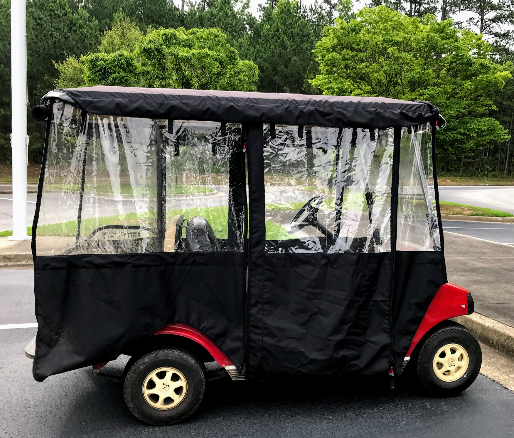 4 seat golf cart enclosure