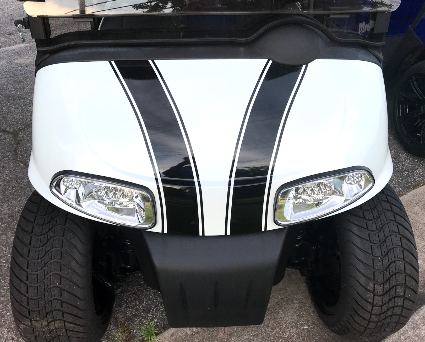 golf cart decals and stripes