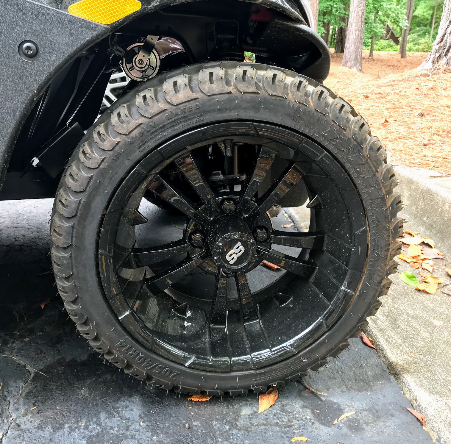 custom golf cart wheels and tires