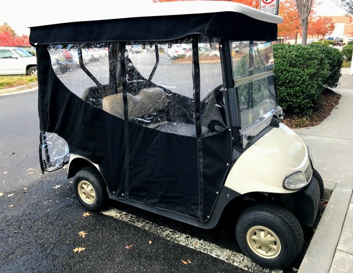 EZ Go golf cart enclosure