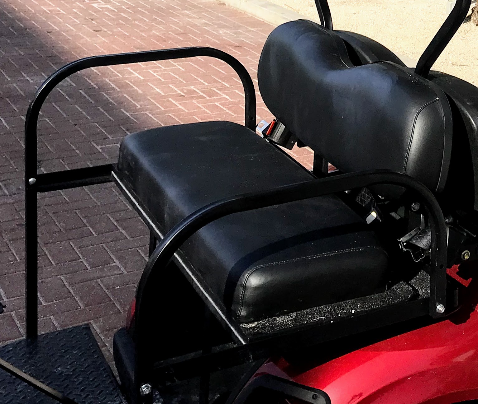golf cart rear seats