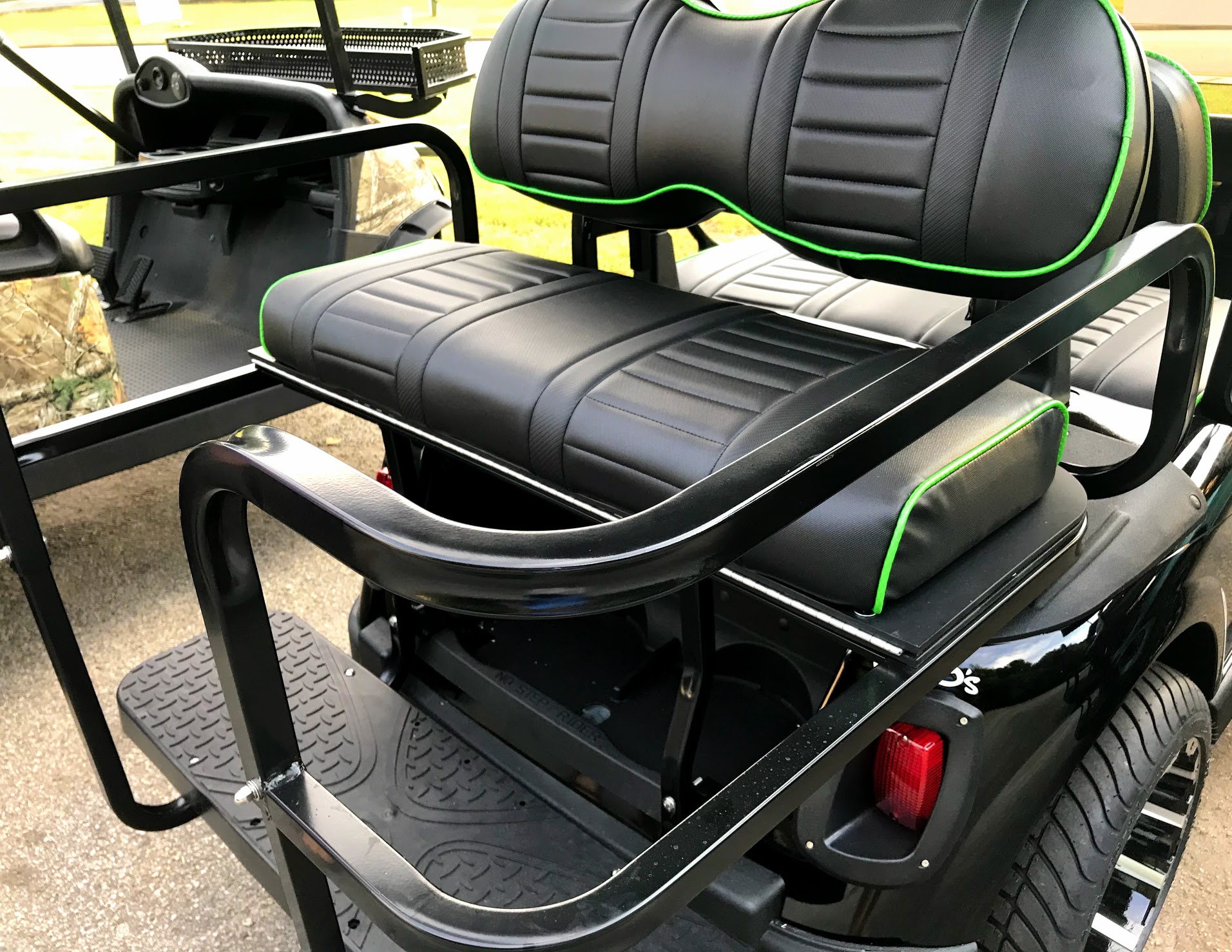 golf cart rear seat