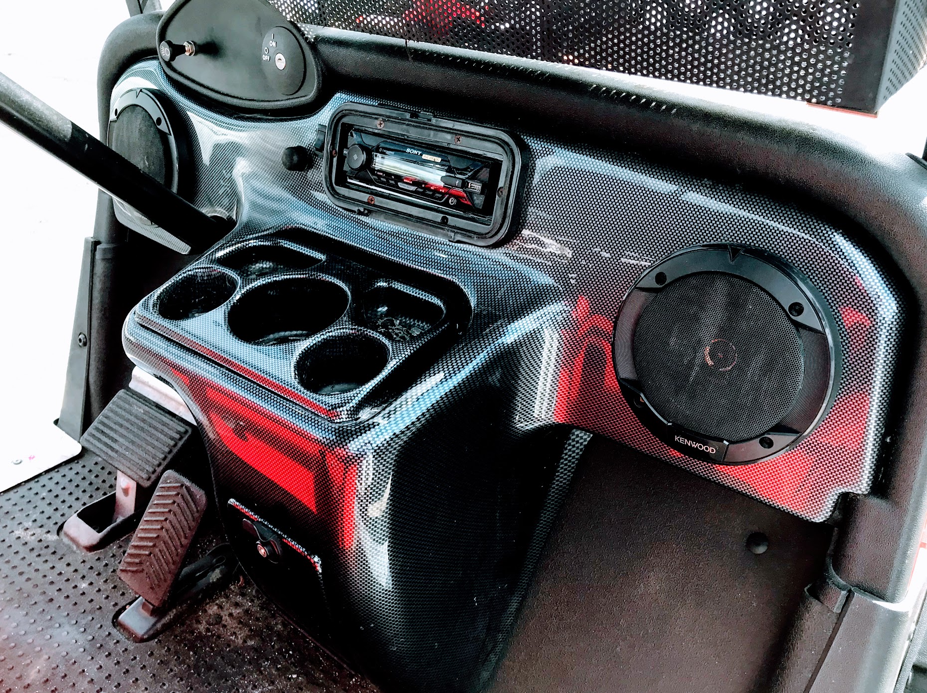 golf cart stereo speaker system