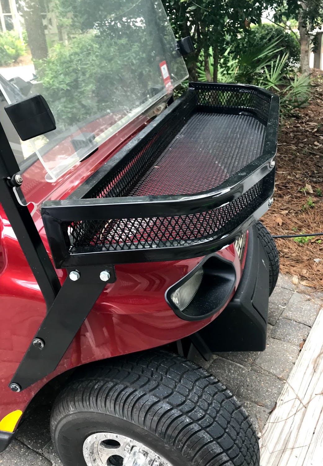 golf cart front basket