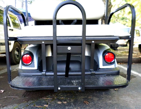 golf cart rear seat grab bar