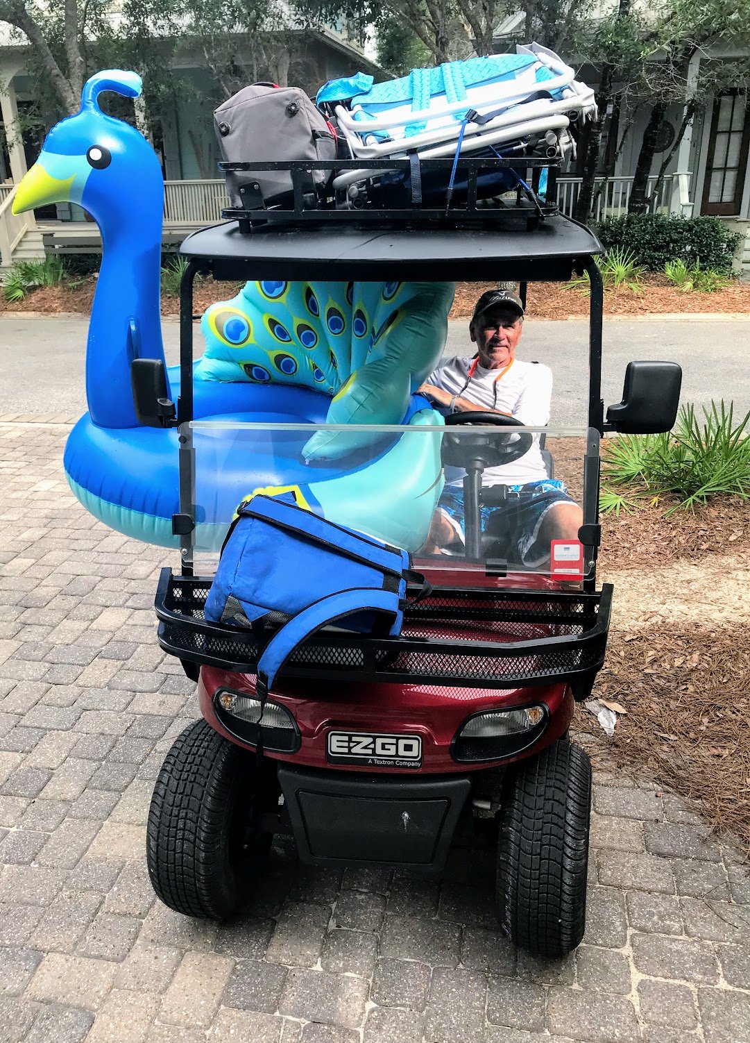 golf cart accessory for hauling