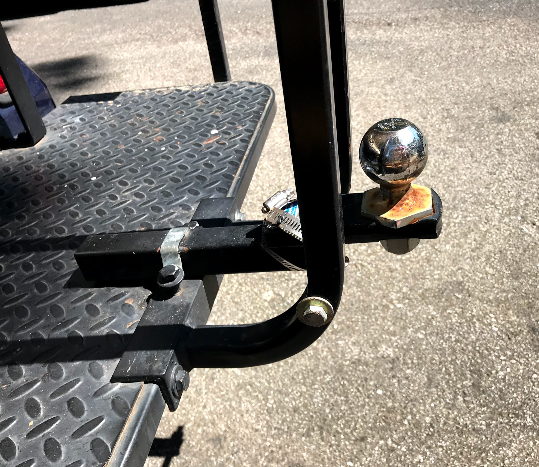 golf cart trailer hitch