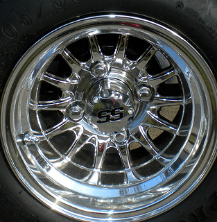 custom golf cart wheels