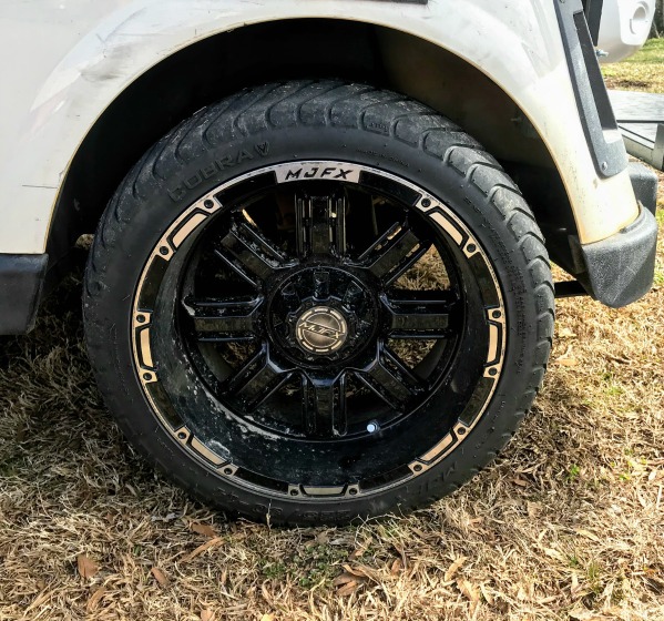 custom golf cart wheels and tires