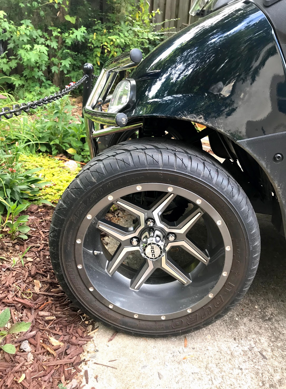 custom golf cart wheels and tires