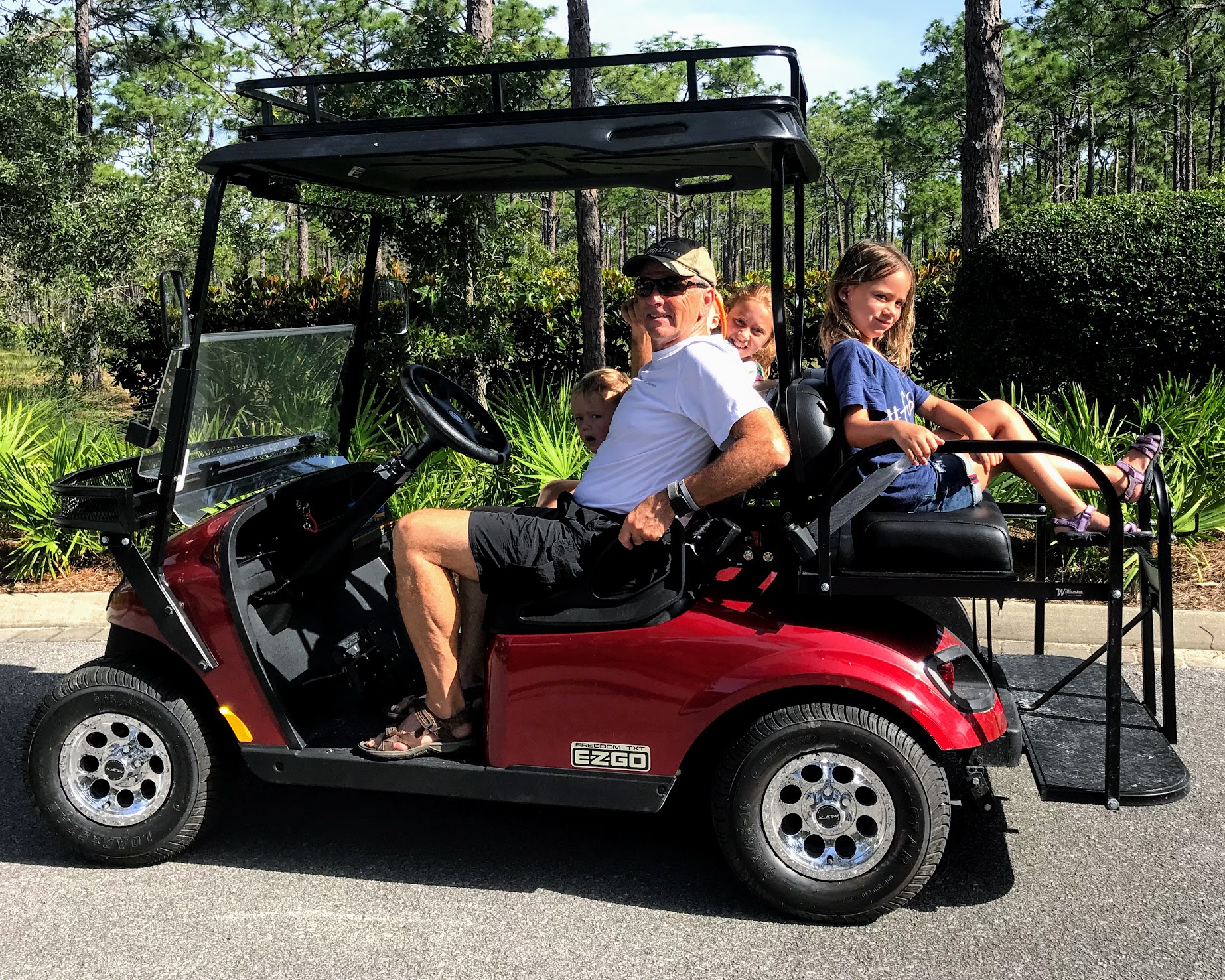 golf cart rear seat tips
