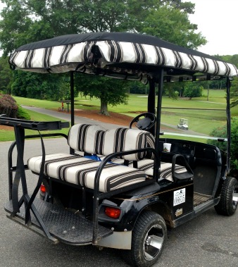 sunbrella golf cart seat cover