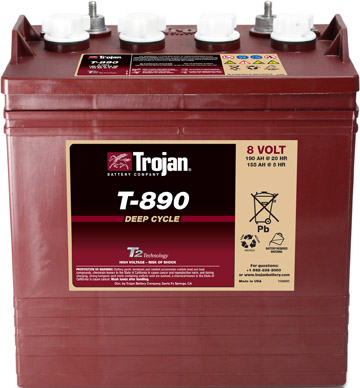 trojan batteries golf cart