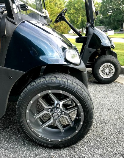 your guide to golf cart wheels and tires