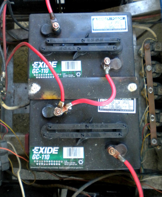 used golf cart batteries